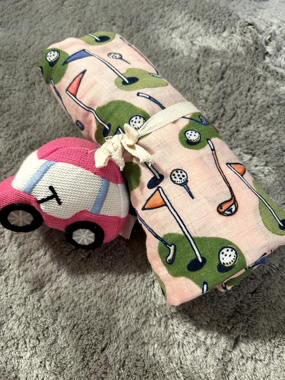 Golf Muslin Baby Blanket